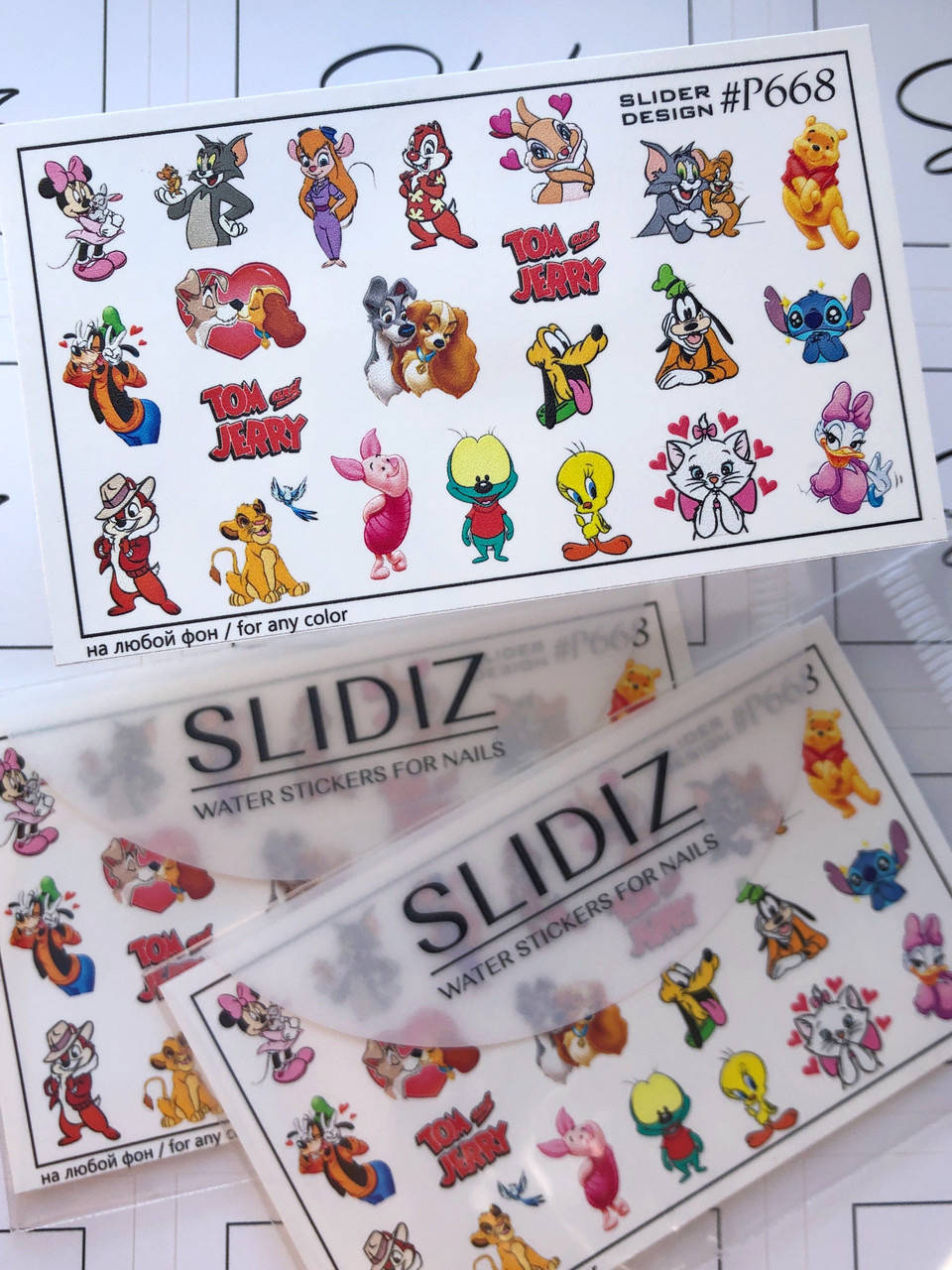 Слайдер-дизайн SLIDIZ водная наклейка для ногтей на любой фон
Слайдер-дизайн SLIDIZ водная наклейка для ногтей на любой фон