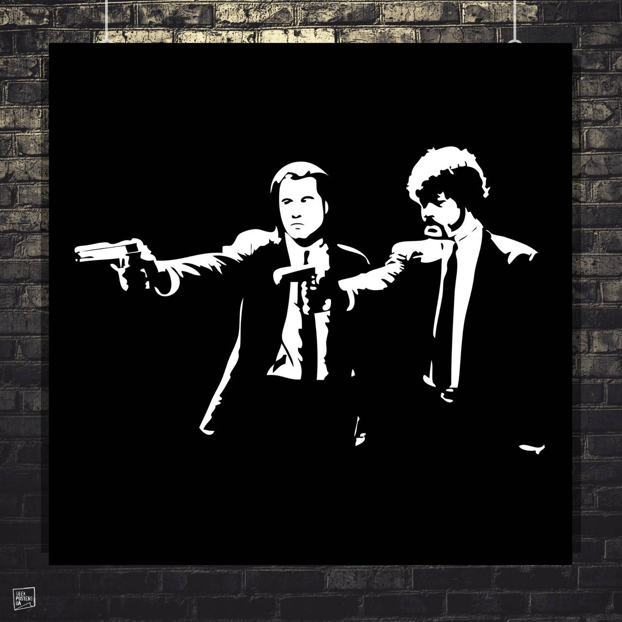 Постер Винсент Вега и Джулс Уиннфилд. Криминальное чтиво, Pulp Fiction. Размер 60x60см (A1). Матовая бумага
Постер Винсент Вега и Джулс Уиннфилд. Криминальное чтиво, Pulp Fiction. Размер 60x60см (A1). Матовая бумага
