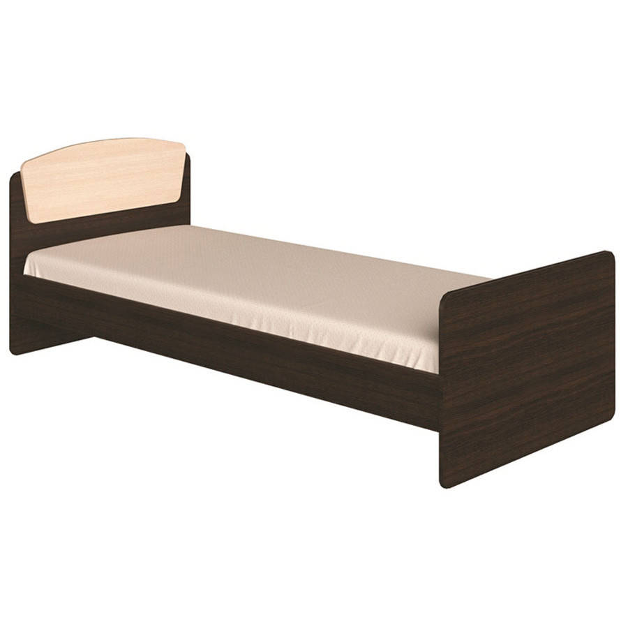 Кровать с ортопедическим матрасом односпальная Астория-2 венге темный + дуб молочный Эверест (80х190х74 см) 
Кровать с ортопедическим матрасом односпальная Астория-2 венге темный + дуб молочный Эверест (80х190х74 см)