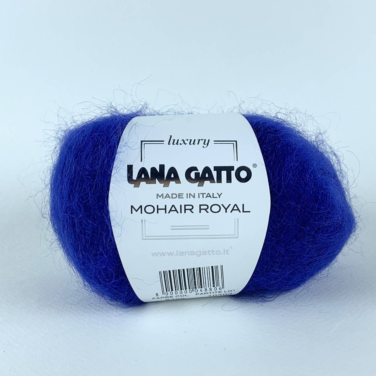 Lana Gatto MOHAIR ROYAL (Лана Гатто Мохер Роял) № 8396 ярко-синий (Пряжа мохер, нитки для вязания)
Lana Gatto MOHAIR ROYAL (Лана Гатто Мохер Роял) № 8396 ярко-синий (Пряжа мохер, нитки для вязания)