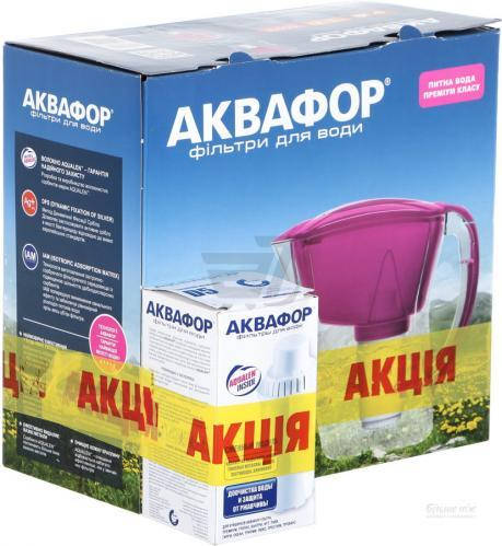 Фильтр-кувшин Аквафор Карат Цикламен 3,8 л. + сменный элемент D5 в подарок (Аквафор Премиум)
Фильтр-кувшин Аквафор Карат Цикламен 3,8 л. + сменный элемент D5 в подарок (Аквафор Премиум)