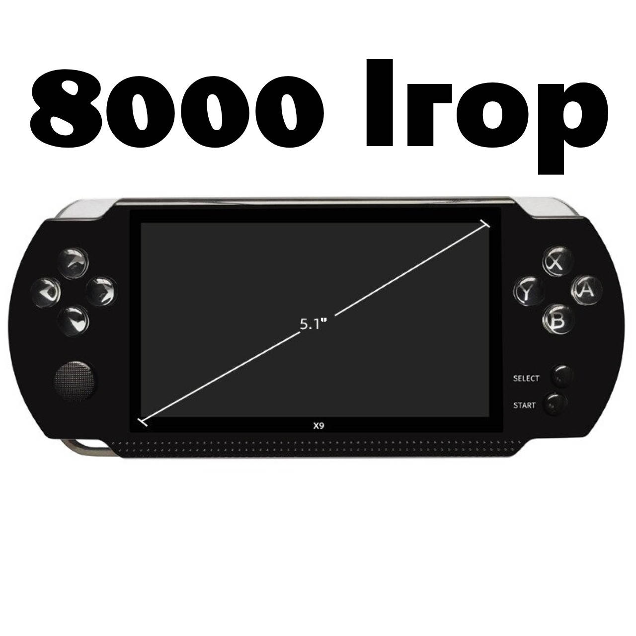 Игровая приставка PSP X9 Mp5 5,1" 8Гб детская игровая консоль ПСП с большим экраном
Игровая приставка PSP X9 Mp5 5,1" 8Гб детская игровая консоль ПСП с большим экраном