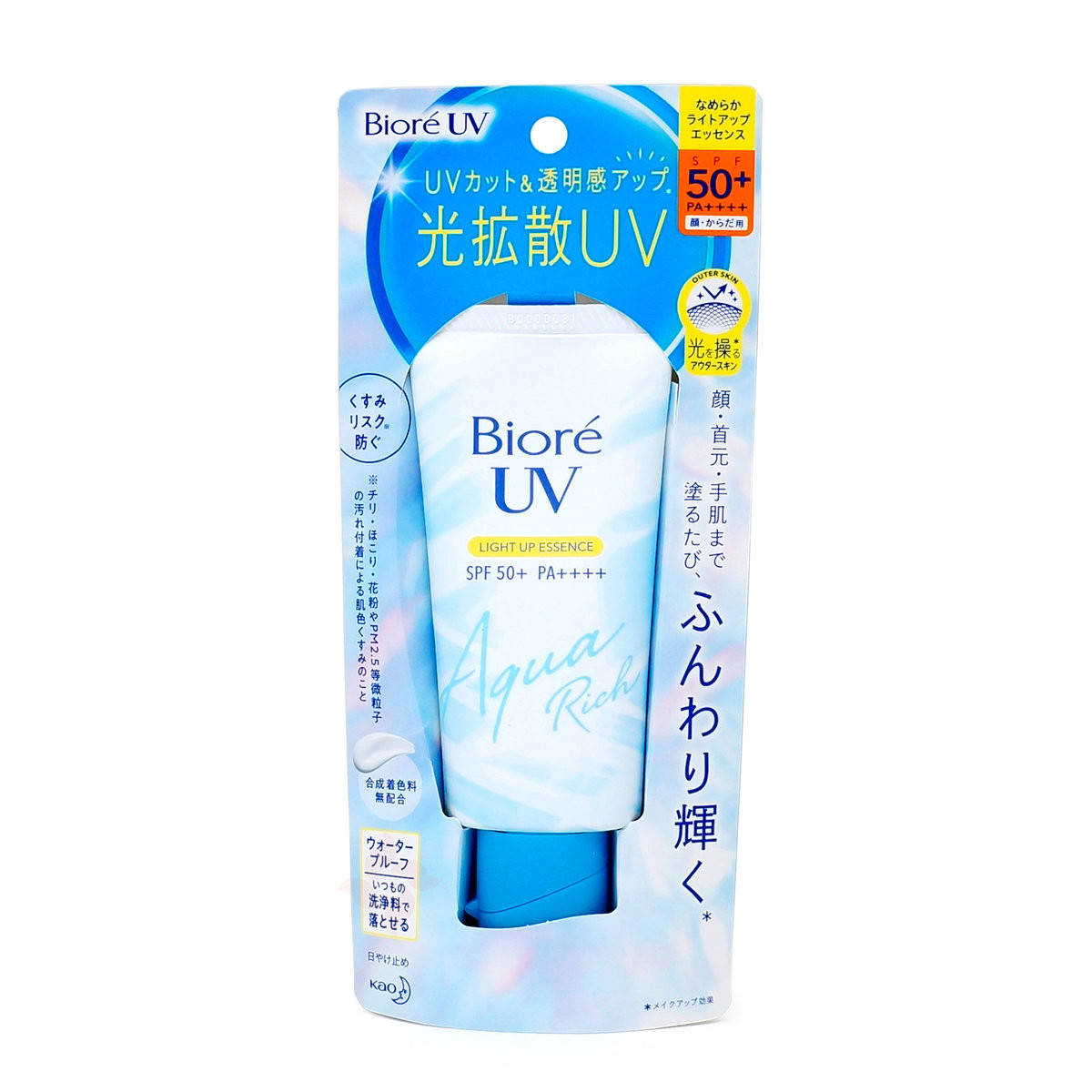 Biore UV Aqua Rich light UP Essence SPF50+ PA++++ японская солнцезащитная увлажняющая эссенция 70 g
Biore UV Aqua Rich light UP Essence SPF50+ PA++++ японская солнцезащитная увлажняющая эссенция 70 g