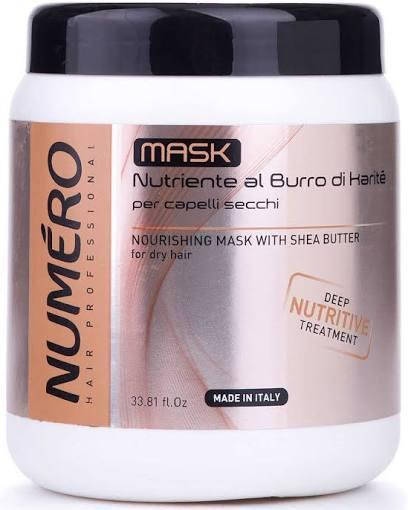 Живильна маска для волосся Brelil Numero Nourishing Mask With Shea Butter з олією каріте, 1000 мл
Живильна маска для волосся Brelil Numero Nourishing Mask With Shea Butter з олією каріте, 1000 мл