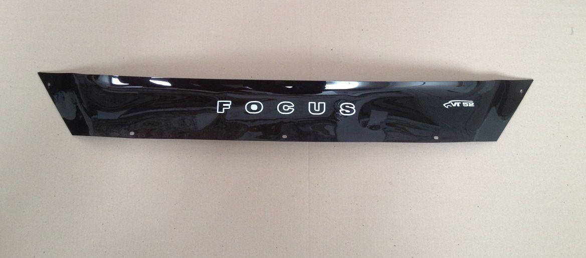 Мухобойка Ford Focus 3 (короткий) (2015>) (VT-52) Дефлектор капота накладка 
Мухобойка Ford Focus 3 (короткий) (2015>) (VT-52) Дефлектор капота накладка