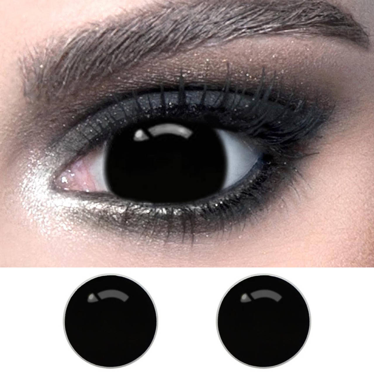 Черные контактные линзы мини-склеры ELITE Lens Fullblack 16 мм. (видимость как в солнцезащитных очках) (N0141)
Черные контактные линзы мини-склеры ELITE Lens Fullblack 16 мм. (видимость как в солнцезащитных очках) (N0141)