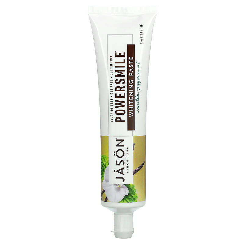 Зубная паста отбеливающая Jason Natural "PowerSmile Whitening Paste" со вкусом ванили и мяты (170 г)
Зубная паста отбеливающая Jason Natural "PowerSmile Whitening Paste" со вкусом ванили и мяты (170 г)