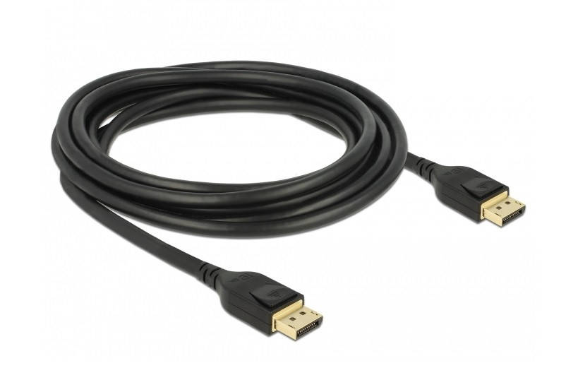 Кабель монітора-сигнальний DisplayPort M/M 3.0m Delock v1.4 8K@60Hz 19pin D=7.5mm Sert. Черный(70.08.5661)
Кабель монітора-сигнальний DisplayPort M/M 3.0m Delock v1.4 8K@60Hz 19pin D=7.5mm Sert. Черный(70.08.5661)