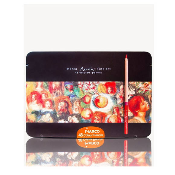 Цветные карандаши MARCO (Марко) Renoir Fine Art 48ТN, Подарочный набор 48 цветов, Разные цвета
Цветные карандаши MARCO (Марко) Renoir Fine Art 48ТN, Подарочный набор 48 цветов, Разные цвета