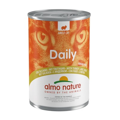 Almo Nature (Альмо Натюр) Полнорационный консервированный корм с индейкой для взрослых кошек (400 гр.)
Almo Nature (Альмо Натюр) Полнорационный консервированный корм с индейкой для взрослых кошек (400 гр.)
