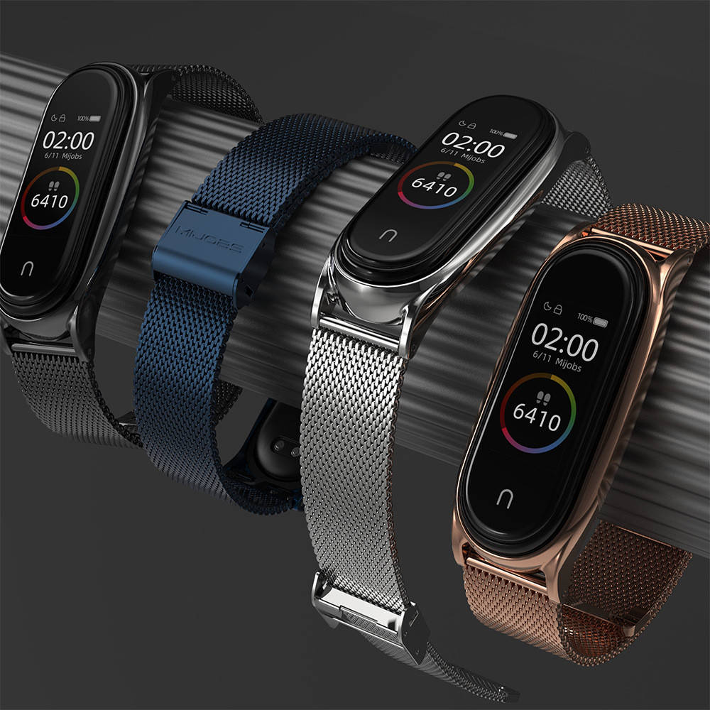 Металевий ремінець MiJobs для Xiaomi Mi Band 3 / 4. Міланська петля. Унікальний дизайн. Подарунок.
Металевий ремінець MiJobs для Xiaomi Mi Band 3 / 4. Міланська петля. Унікальний дизайн. Подарунок.