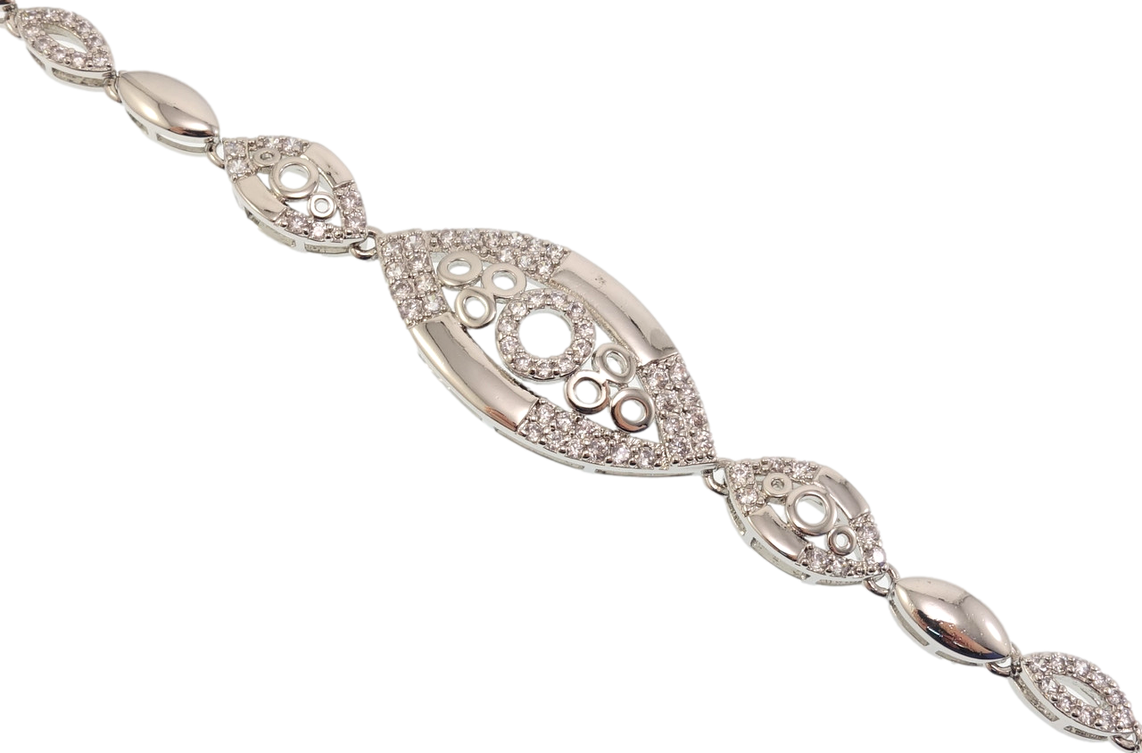 Браслет СМ Родий "Верона" размер 21см х 5-15мм
Браслет СМ Родий "Верона" размер 21см х 5-15мм