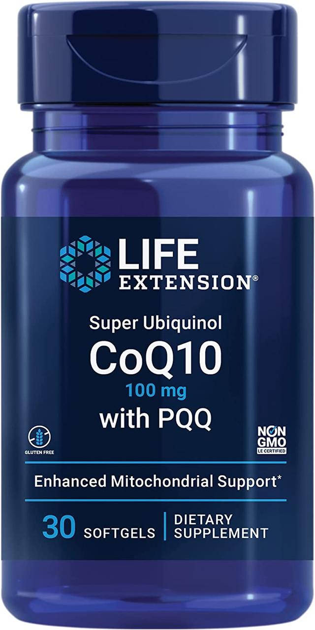 Life Extension Super Ubiquinol CoQ10 with PQQ / Супер убихинол Ку10 с Пикуку 100 мг 30 капсул
Life Extension Super Ubiquinol CoQ10 with PQQ / Супер убихинол Ку10 с Пикуку 100 мг 30 капсул