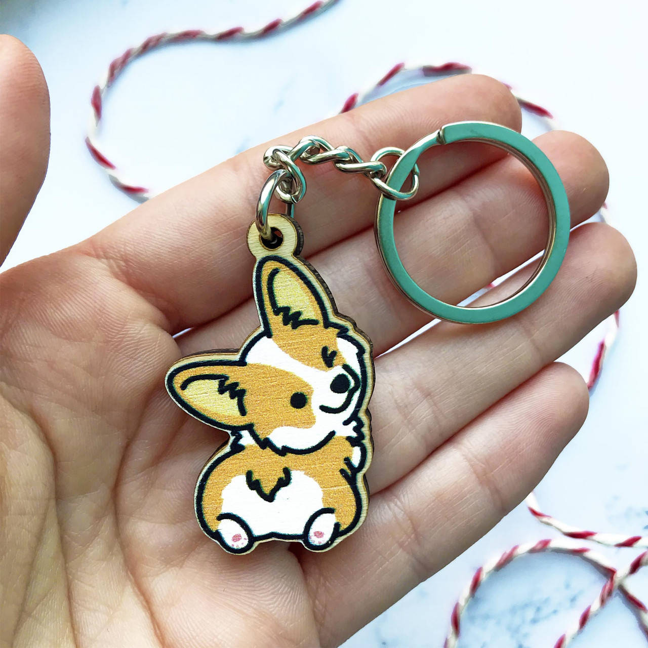 Деревянный брелок "Милый Корги", Оранжевый
Деревянный брелок "Милый Корги", Оранжевый