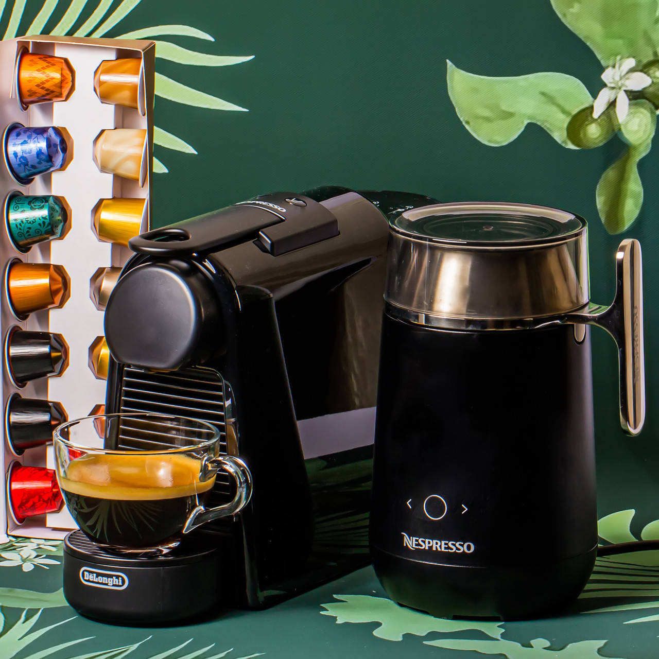 Кофемашина DeLonghi Nespresso DeLonghi Essenza Mini и Капучинатор -смарт Бариста (smart Barista)
Кофемашина DeLonghi Nespresso DeLonghi Essenza Mini и Капучинатор -смарт Бариста (smart Barista)