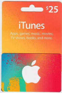 ITunes Gift Card 25$ (25 долларов) для App Store код сертификат карта пополнения счета iTunes Store и AppStore
ITunes Gift Card 25$ (25 долларов) для App Store код сертификат карта пополнения счета iTunes Store и AppStore