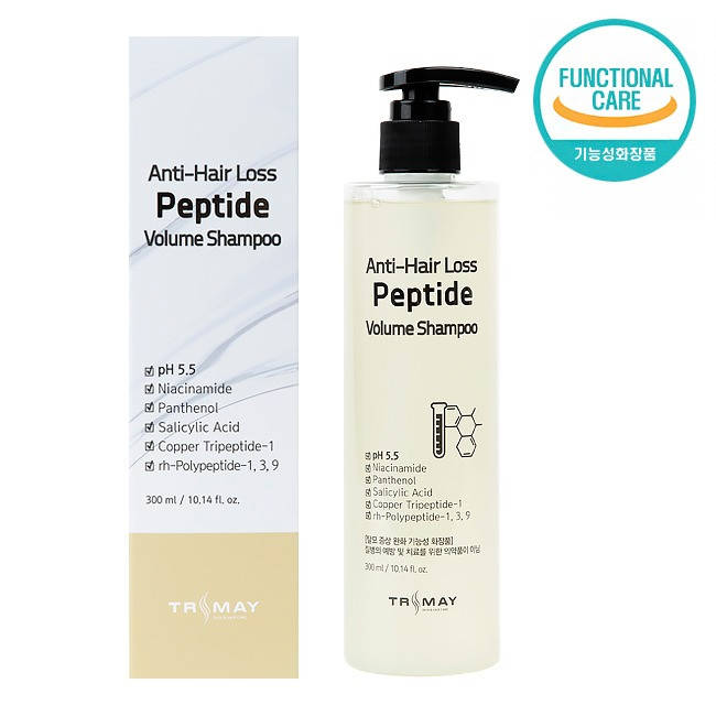 Шампунь с пептидами для объема волос Trimay Anti-Hair Loss Peptide Volume Shampoo, 300 мл
Шампунь с пептидами для объема волос Trimay Anti-Hair Loss Peptide Volume Shampoo, 300 мл