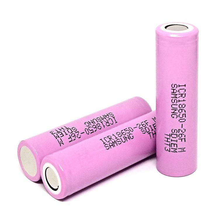 Аккумулятор литий-ионный 18650 Samsung 2600mAh (5.2A, 4.2/3.7/2.75V) (с защитой) ICR18650-26F
Аккумулятор литий-ионный 18650 Samsung 2600mAh (5.2A, 4.2/3.7/2.75V) (с защитой) ICR18650-26F