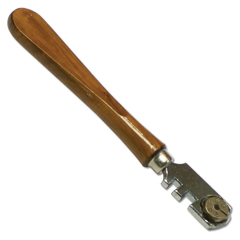 Стеклорез с 6-ю роликами с деревянной ручкой
Стеклорез с 6-ю роликами с деревянной ручкой