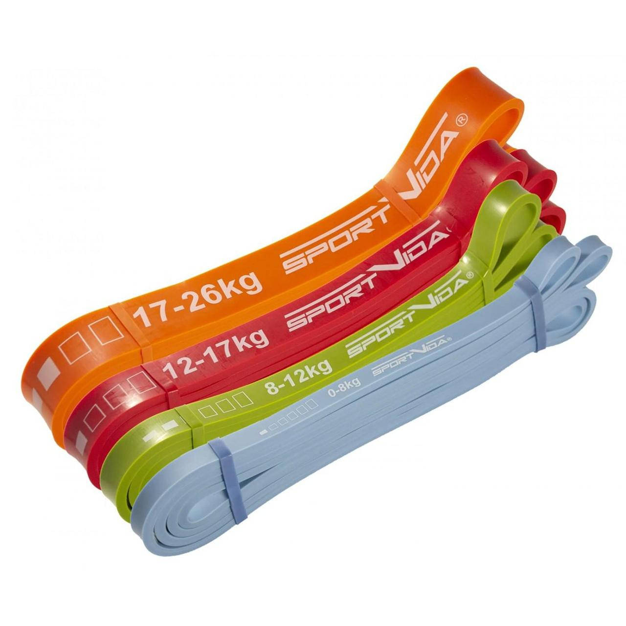 Эспандер-петля (резина для фитнеса и спорта) SportVida Power Band 4 шт 0-26 кг SV-HK0190-2
Эспандер-петля (резина для фитнеса и спорта) SportVida Power Band 4 шт 0-26 кг SV-HK0190-2