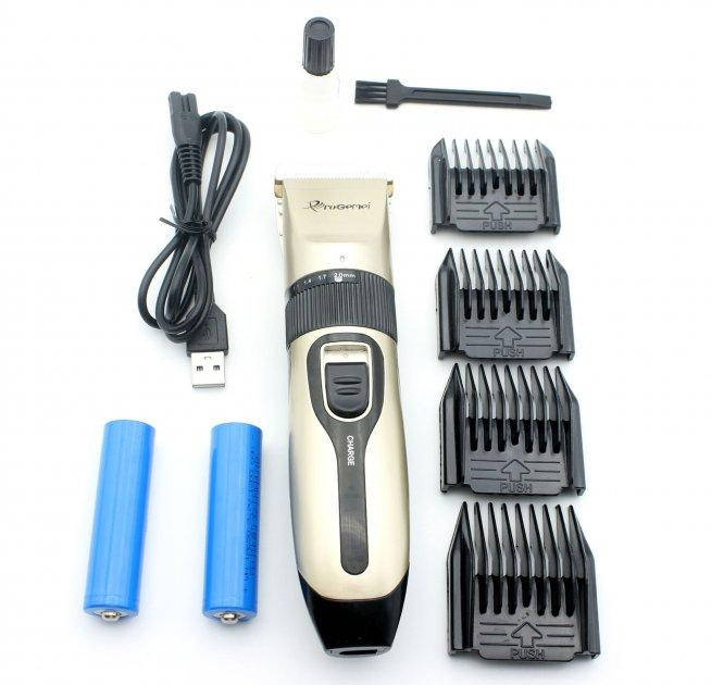 Профессиональная аккумуляторная машинка Pro Gemei GM-6119 5 W беспроводная для стрижки волос с насадками
Профессиональная аккумуляторная машинка Pro Gemei GM-6119 5 W беспроводная для стрижки волос с насадками