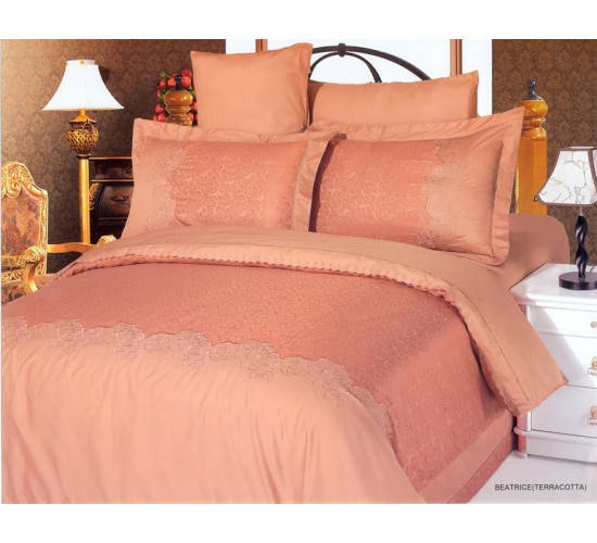 Комплект постельного белья Le Vele Beatrice Terracotta жаккардовый 220-200 см, Терракота
Комплект постельного белья Le Vele Beatrice Terracotta жаккардовый 220-200 см, Терракота