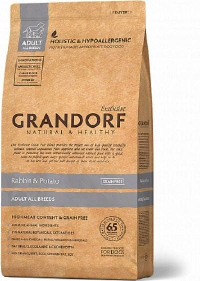Собачий корм сухой холистик для всех пород собак с кроликом Grandorf Sensitive Care 3 кг
Собачий корм сухой холистик для всех пород собак с кроликом Grandorf Sensitive Care 3 кг
