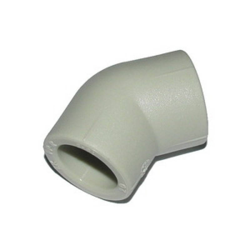 Колено угловое PP-R 45* d-20 (d-20)