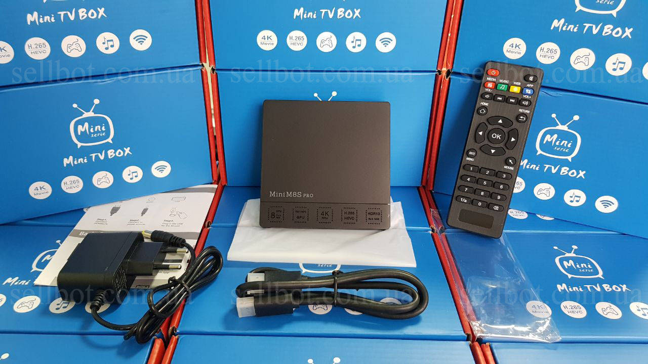 TV-Приставка Mini M8S Pro C 2/16GB S912 (Android Smart TV BOX, Андроид Смарт ТВ Приставка, Андроїд тв бокс)
TV-Приставка Mini M8S Pro C 2/16GB S912 (Android Smart TV BOX, Андроид Смарт ТВ Приставка, Андроїд тв бокс)