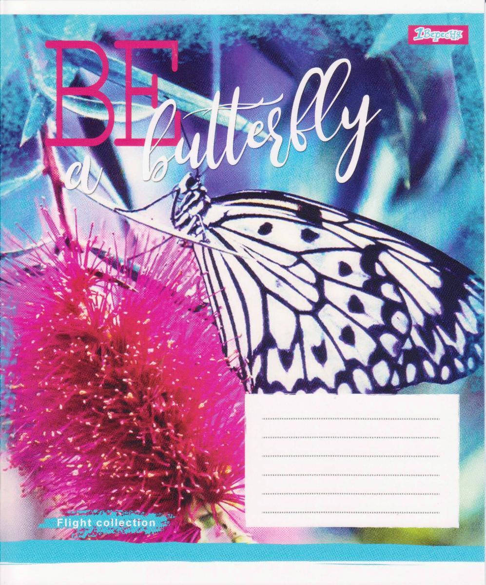 Тетрадь школьная 12 л., линия "Be a Butterfly" 763381 
Тетрадь школьная 12 л., линия "Be a Butterfly" 763381
