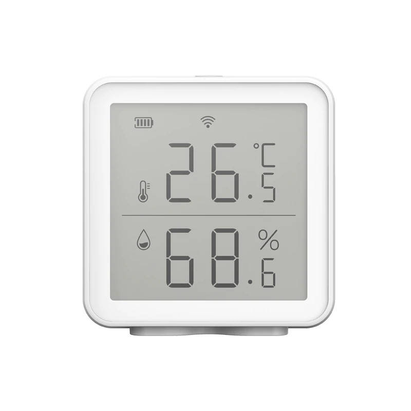 Беспроводной Wi-Fi датчик температуры и влажности Tuya Humidity Sensor mir-te200, Белый
Беспроводной Wi-Fi датчик температуры и влажности Tuya Humidity Sensor mir-te200, Белый