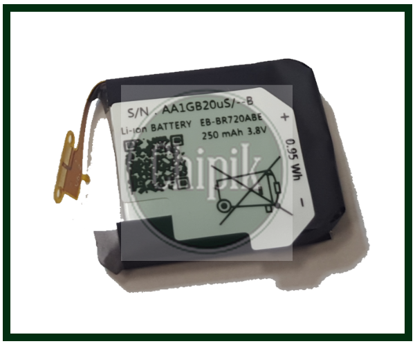 Аккумулятор для часов Samsung SM-R720, SM-R732, Galaxy Gear S2, S2 Classic, AA1G820
Аккумулятор для часов Samsung SM-R720, SM-R732, Galaxy Gear S2, S2 Classic, AA1G820