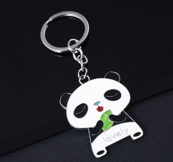 Красивый брелок для ключей Панда «Panda lovely», металлический (черно-белый), Разные цвета
Красивый брелок для ключей Панда «Panda lovely», металлический (черно-белый), Разные цвета