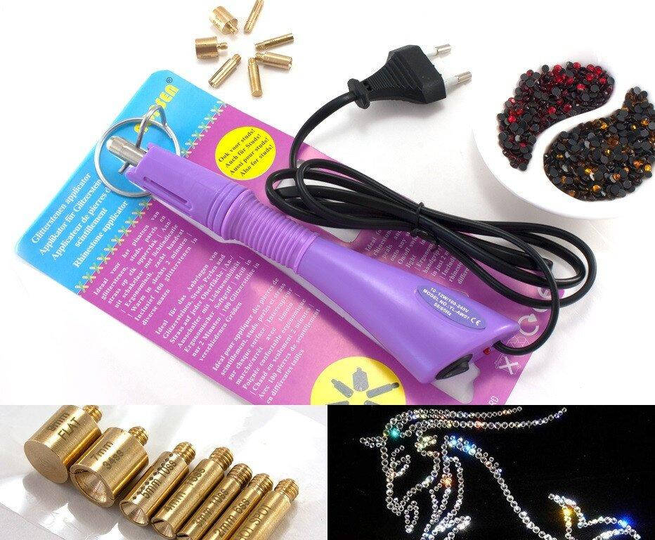 Паяльник для термостраз с насадками 10-12W (Термоаппликатор для страз) Сиреневый (сп7нг-6386)
Паяльник для термостраз с насадками 10-12W (Термоаппликатор для страз) Сиреневый (сп7нг-6386)