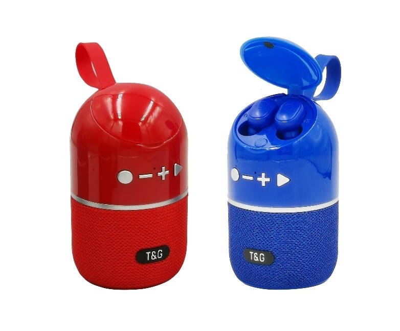 Наушники-вкладыши TWS 2 в 1 BT наушники Мини Портативная колонка беспроводные наушники TG-805 
Наушники-вкладыши TWS 2 в 1 BT наушники Мини Портативная колонка беспроводные наушники TG-805