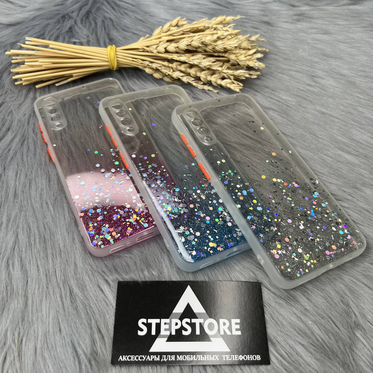 Чехол с блестками прозрачный для Samsung A30s / А50 / А50s закрытая камера противоударный девочки женский, Розовый 
Чехол с блестками прозрачный для Samsung A30s / А50 / А50s закрытая камера противоударный девочки женский, Розовый