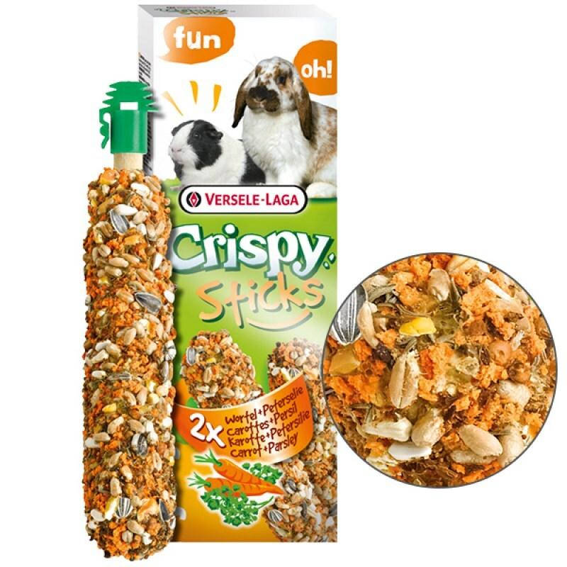 Versele-Laga Crispy Sticks 110 г - Зерновая палочка с морковью и петрушкой для кроликов и морских свинок
Versele-Laga Crispy Sticks 110 г - Зерновая палочка с морковью и петрушкой для кроликов и морских свинок