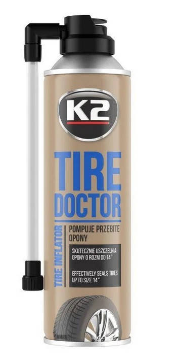 Герметик для ремонту шин K2 Tire Doctor 400мл