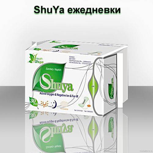 Ежедневные анионовые прокладки Shuya - Ежедневные LINER (30шт/уп) 
Ежедневные анионовые прокладки Shuya - Ежедневные LINER (30шт/уп)