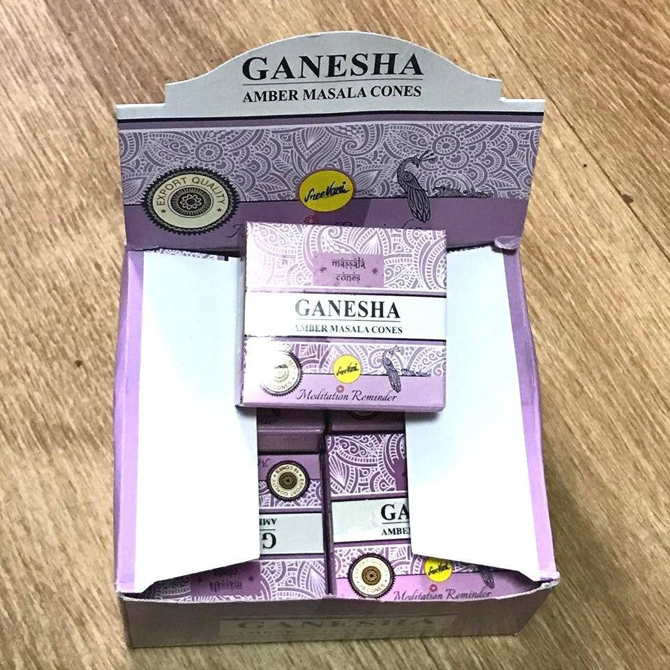 Пахощі безосновні Ганеша Ganesha, Sree Vani, 10 конусів, Благовония безосновные Ганеша Шри Вани, с ароматом
Пахощі безосновні Ганеша Ganesha, Sree Vani, 10 конусів, Благовония безосновные Ганеша Шри Вани, с ароматом