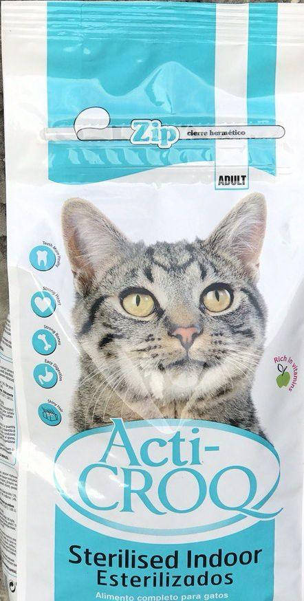 Сухой корм Премиум для стерилизованных кошек всех пород - Acti Croq Sterilised Indoor 2кг Испания
Сухой корм Премиум для стерилизованных кошек всех пород - Acti Croq Sterilised Indoor 2кг Испания