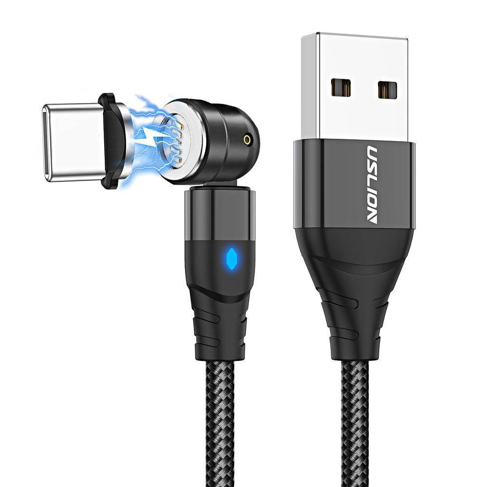 Кабель Type-C - USB (1m) магнитный поворотный на 540° провод для телефона USLION US0155 Black, Черный
Кабель Type-C - USB (1m) магнитный поворотный на 540° провод для телефона USLION US0155 Black, Черный