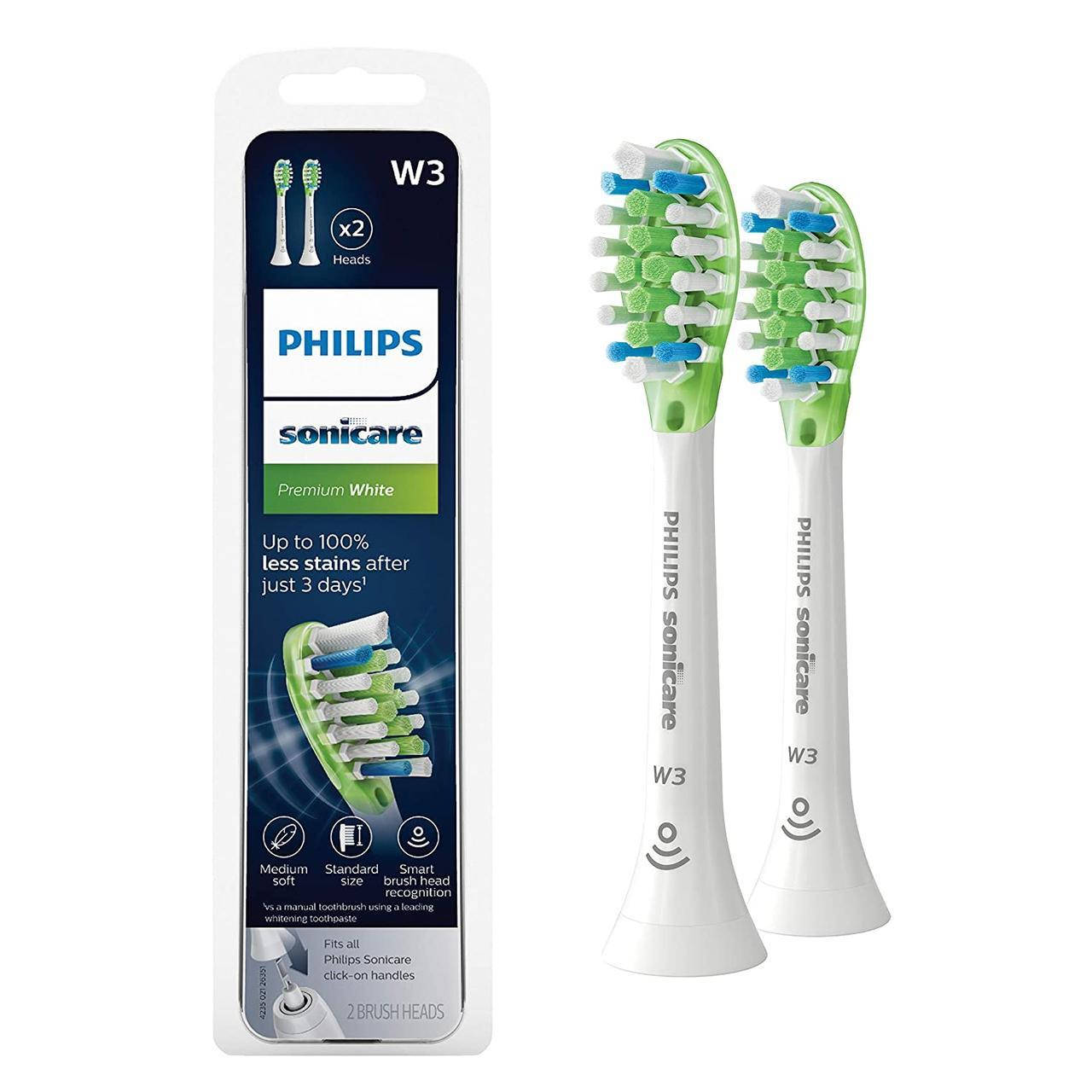 Насадки для электрической зубной щетки PHILIPS Sonicare W3 Premium White белые 2 шт HX9062/17
Насадки для электрической зубной щетки PHILIPS Sonicare W3 Premium White белые 2 шт HX9062/17