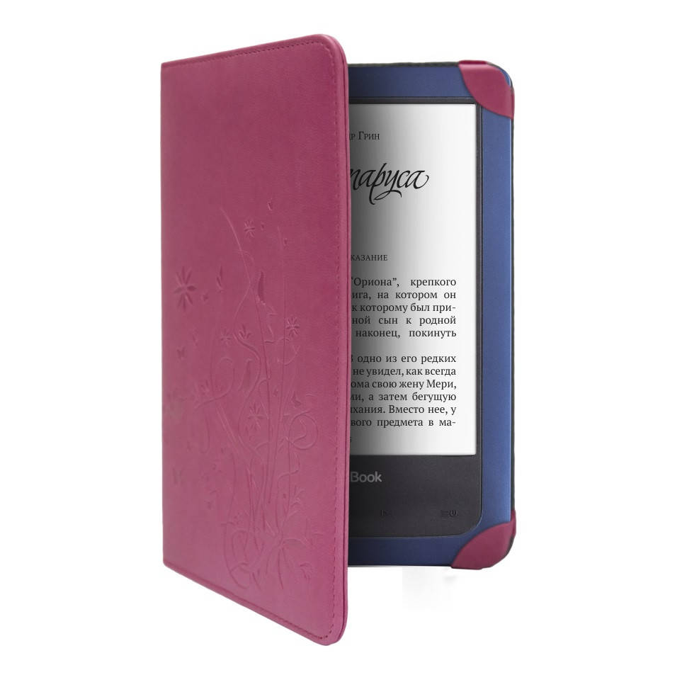 Оригинальная обложка чехол PocketBook Breeze Cover для PocketBook 626 Touch Lux 3 (Floral Pink), Ярко-розовый
Оригинальная обложка чехол PocketBook Breeze Cover для PocketBook 626 Touch Lux 3 (Floral Pink), Ярко-розовый