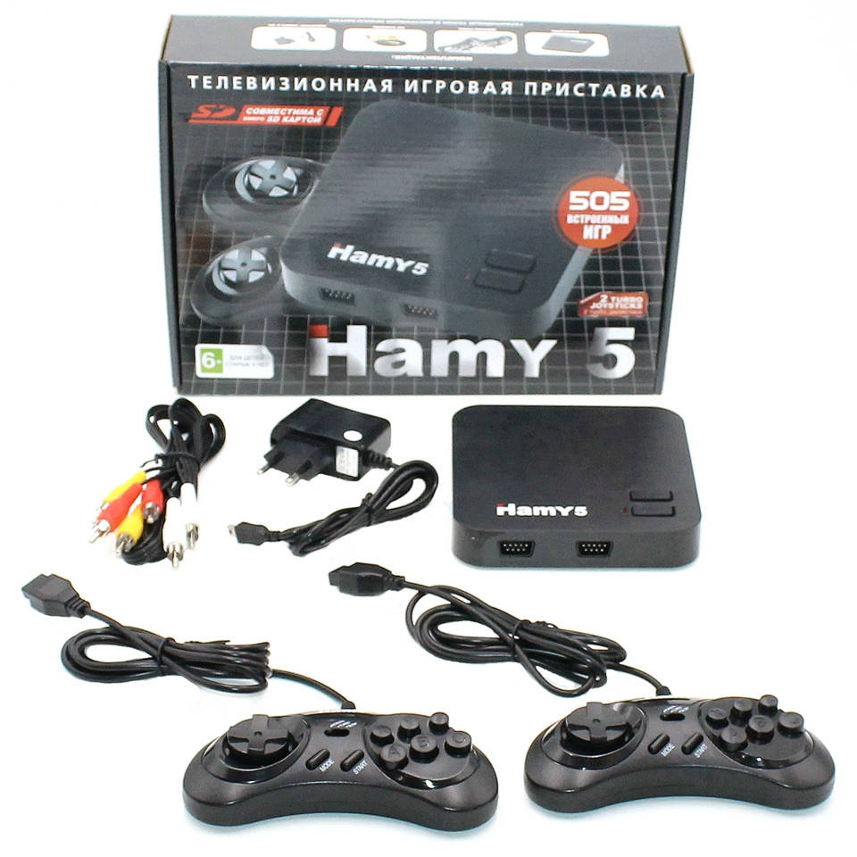 Игровая приставка Hamy 5 Dendy Sega для телевизора 505 встроенных ретро игр 8 16 bit Консоль Хами 5 Денди Сега
Игровая приставка Hamy 5 Dendy Sega для телевизора 505 встроенных ретро игр 8 16 bit Консоль Хами 5 Денди Сега