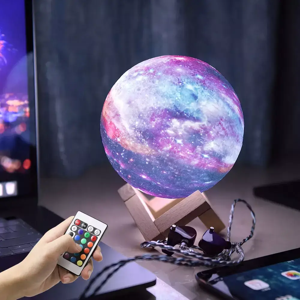 3D светильник-Ночник "Космос" 16 цветов + Пульт ДУ / лампа-ночник Moon Touch Control / Ночник-планета, Белый
3D светильник-Ночник "Космос" 16 цветов + Пульт ДУ / лампа-ночник Moon Touch Control / Ночник-планета, Белый