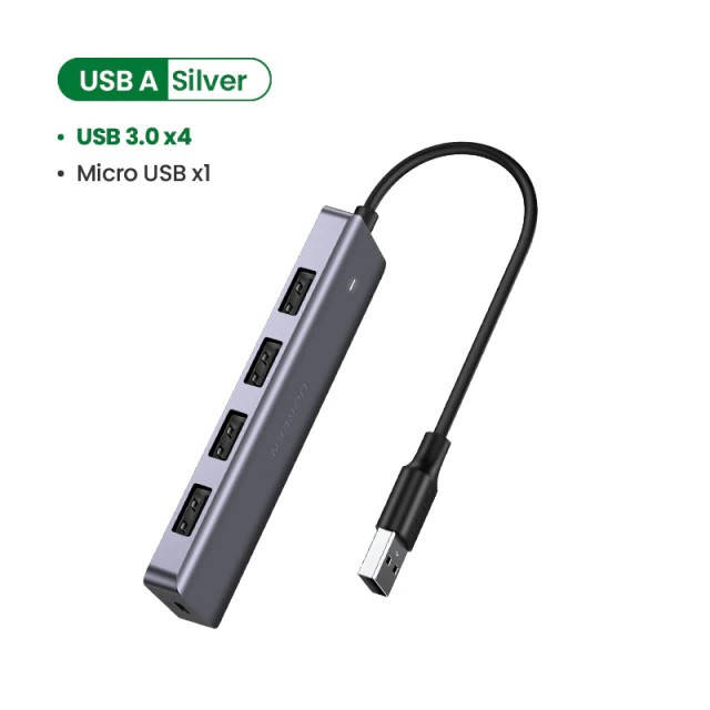 УЦЕНКА USB-хаб Ugreen CM219 USB Type-A to USB 3.0 hub 15см портативный тонкий 4-портовый концентратор Black
УЦЕНКА USB-хаб Ugreen CM219 USB Type-A to USB 3.0 hub 15см портативный тонкий 4-портовый концентратор Black