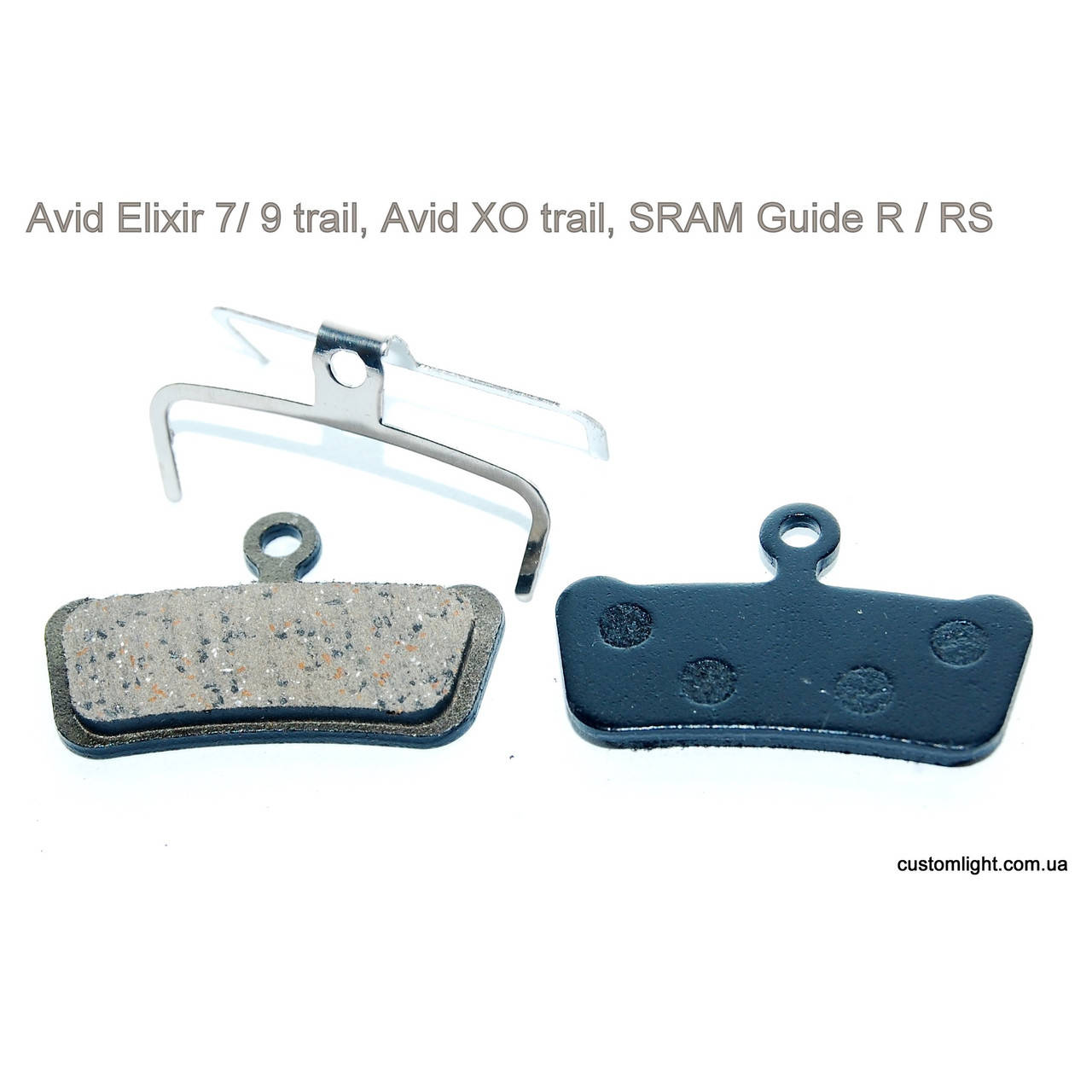 Гальмівні колодки для Avid Elixir 7/ 9 trail, Avid XO trail, SRAM Guide R / RS / RSC / Ultimate, SRAM G2 R / керамічні
Гальмівні колодки для Avid Elixir 7/ 9 trail, Avid XO trail, SRAM Guide R / RS / RSC / Ultimate, SRAM G2 R / керамічні