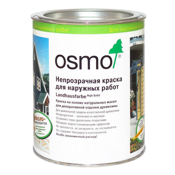 Непрозрачная краска для деревянных фасадов Osmo Landhausfarbe 2735 дымчато-серая 0,125 л, Серый
Непрозрачная краска для деревянных фасадов Osmo Landhausfarbe 2735 дымчато-серая 0,125 л, Серый