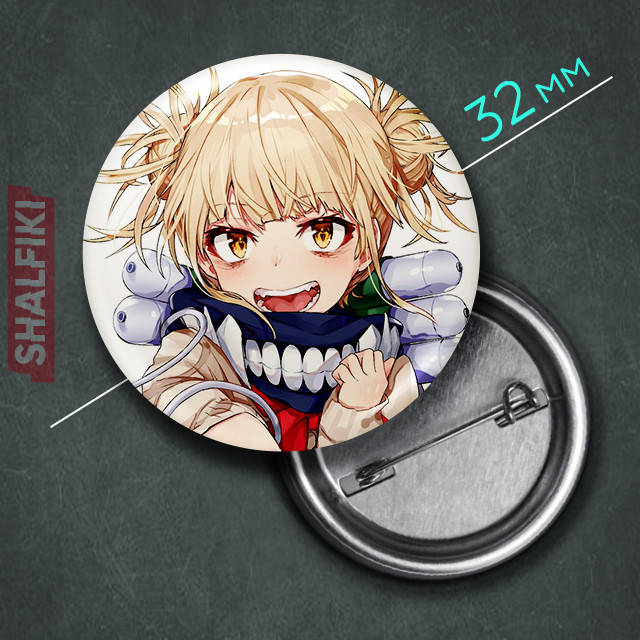 "Химико Тога (Моя геройская академия / My Hero Academia)" значок круглый на булавке Ø32 мм
"Химико Тога (Моя геройская академия / My Hero Academia)" значок круглый на булавке Ø32 мм